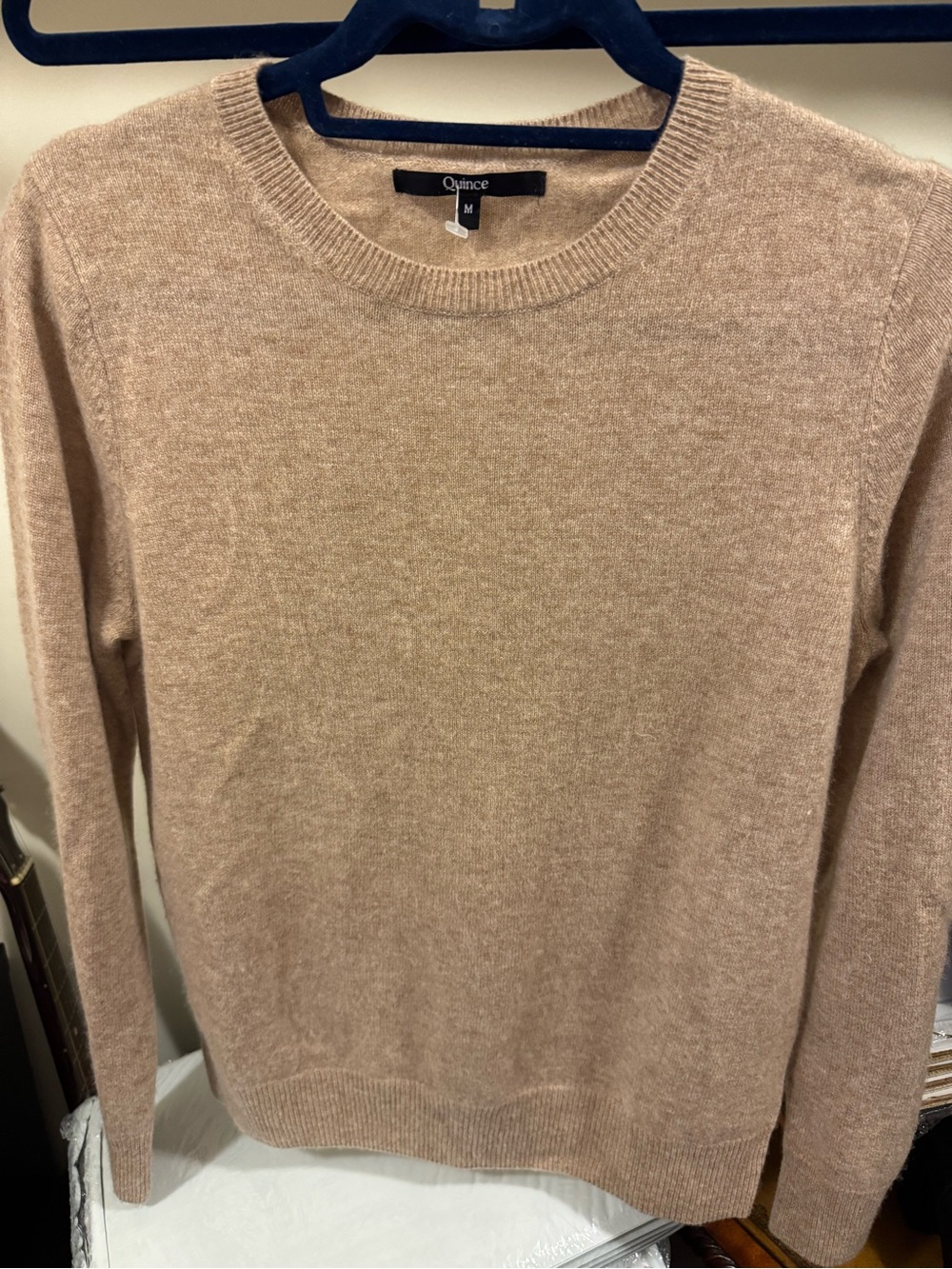 Quince Women’s Crewneck Sweater in Beige